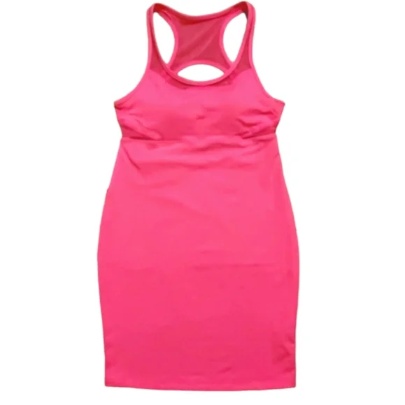 strapless open back dress Hot Pink Culver Athletic Dress main image 0
